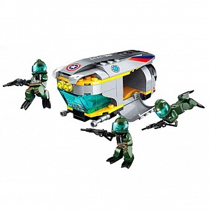 Конструктор - Боевая зона - Подводная лодка, с фигурками, 114 деталей (Enlighten Brick, BRICK1717 (64))